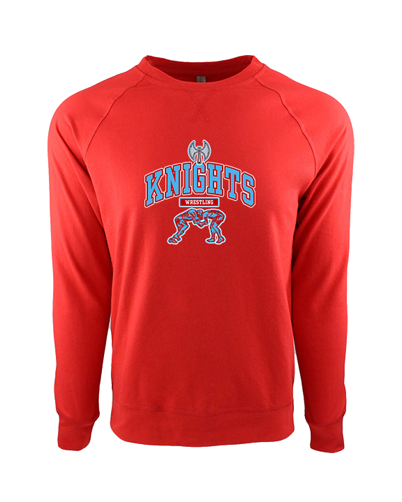 Hillsdale HS Wrestling Outline - Crewneck Sweatshirt