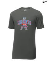 Hillsdale HS Wrestling Outline - Mens Nike Cotton Poly Tee