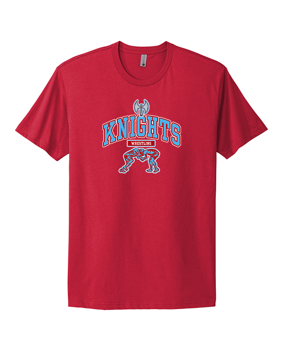 Hillsdale HS Wrestling Outline - Mens Select Cotton T-Shirt