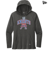 Hillsdale HS Wrestling Outline - New Era Tri-Blend Hoodie