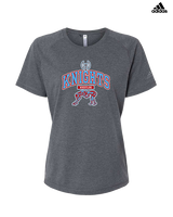 Hillsdale HS Wrestling Outline - Womens Adidas Performance Shirt