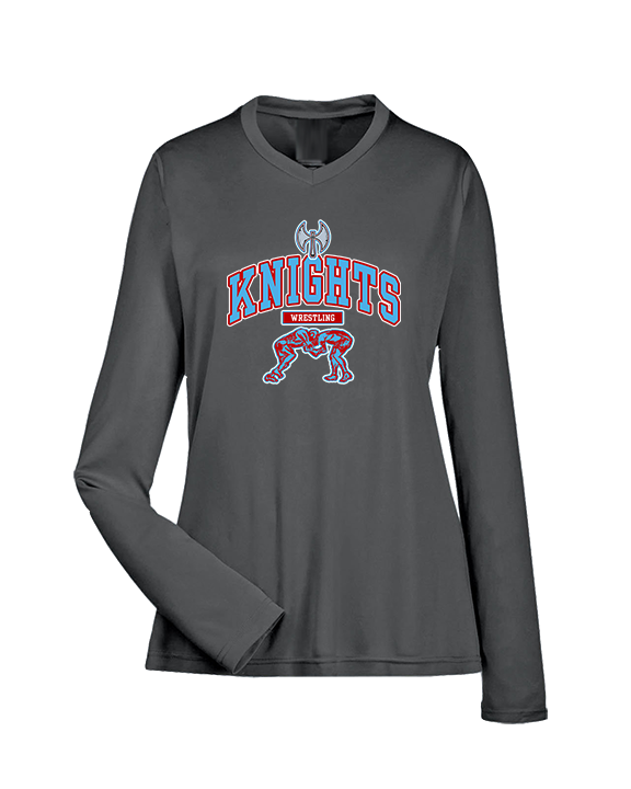 Hillsdale HS Wrestling Outline - Womens Performance Longsleeve