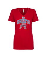 Hillsdale HS Wrestling Outline - Womens Vneck