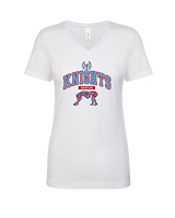 Hillsdale HS Wrestling Outline - Womens Vneck