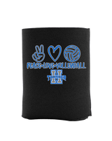 Hinkley HS Girls Volleyball Peace Love Vball - Koozie