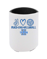 Hinkley HS Girls Volleyball Peace Love Vball - Koozie