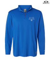 Hinkley HS Girls Volleyball Peace Love Vball - Mens Oakley Quarter Zip