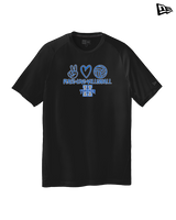 Hinkley HS Girls Volleyball Peace Love Vball - New Era Performance Shirt