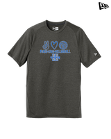 Hinkley HS Girls Volleyball Peace Love Vball - New Era Performance Shirt