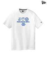 Hinkley HS Girls Volleyball Peace Love Vball - New Era Performance Shirt
