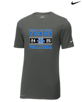 Hinkley HS Girls Volleyball Stamp - Mens Nike Cotton Poly Tee