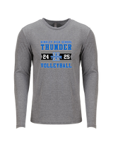 Hinkley HS Girls Volleyball Stamp - Tri-Blend Long Sleeve