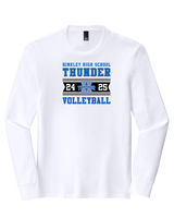 Hinkley HS Girls Volleyball Stamp - Tri-Blend Long Sleeve