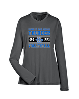 Hinkley HS Girls Volleyball Stamp - Womens Performance Longsleeve
