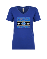 Hinkley HS Girls Volleyball Stamp - Womens Vneck