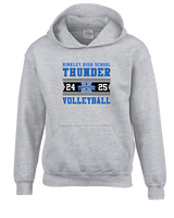 Hinkley HS Girls Volleyball Stamp - Youth Hoodie
