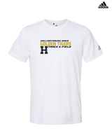 Hollidaysburg Area HS Track & Field Block - Mens Adidas Performance Shirt