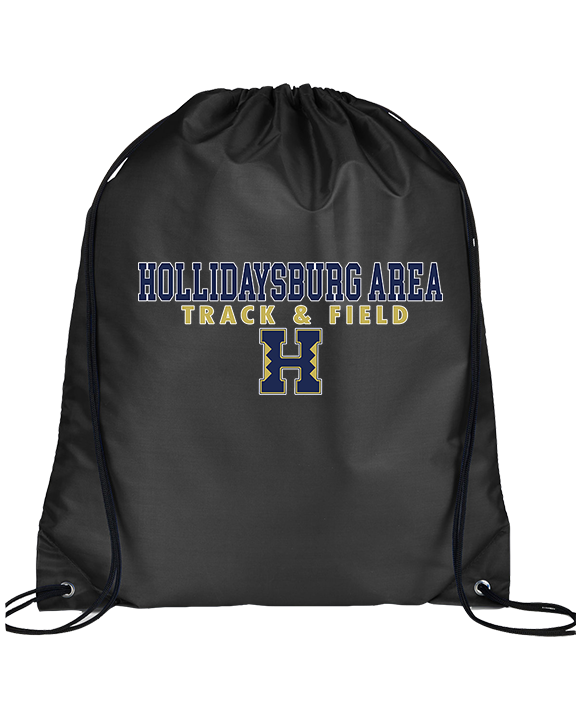 Hollidaysburg Area HS Track & Field Bold - Drawstring Bag