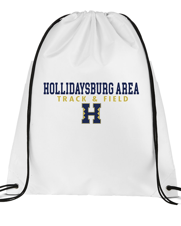 Hollidaysburg Area HS Track & Field Bold - Drawstring Bag