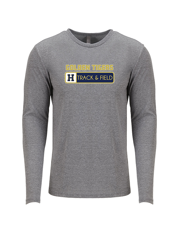 Hollidaysburg Area HS Track & Field Pennant - Tri-Blend Long Sleeve