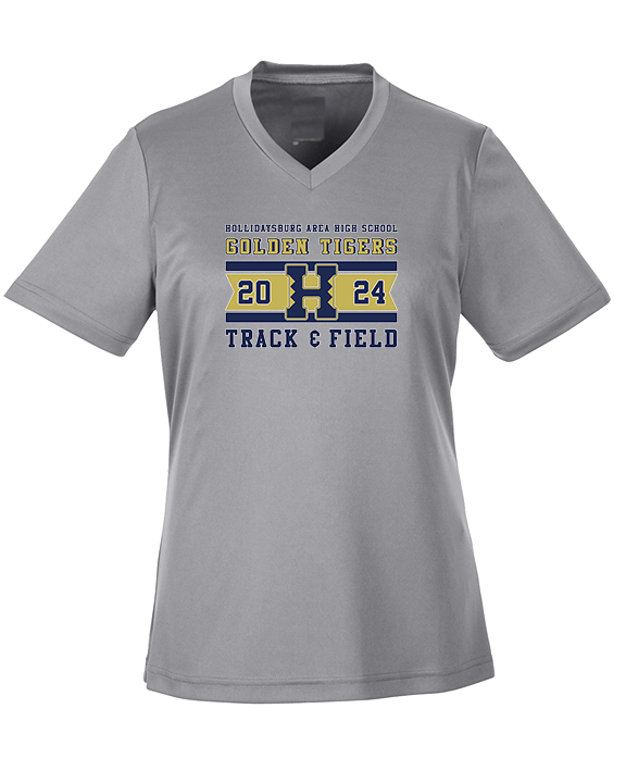 Hollidaysburg Area HS Track & Field Stamp - Womens Performance Shirt