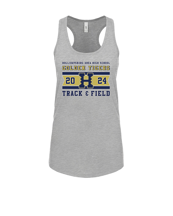 Hollidaysburg Area HS Track & Field Stamp - Womens Tank Top