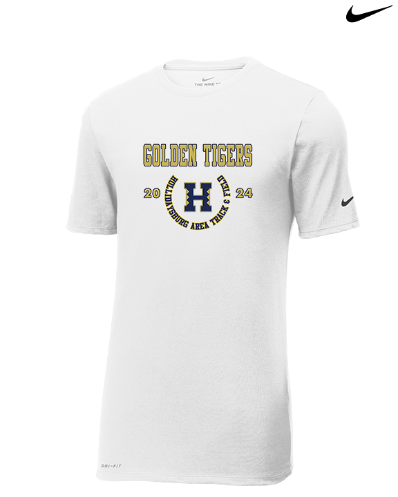 Hollidaysburg Area HS Track & Field Swoop - Mens Nike Cotton Poly Tee