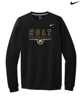 Holt HS Boys Basketball Design - Mens Nike Crewneck