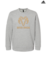 Holt HS Boys Swim - Mens Adidas Crewneck