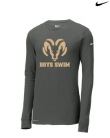 Holt HS Boys Swim - Mens Nike Longsleeve