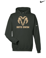 Holt HS Boys Swim - Nike Club Fleece Hoodie