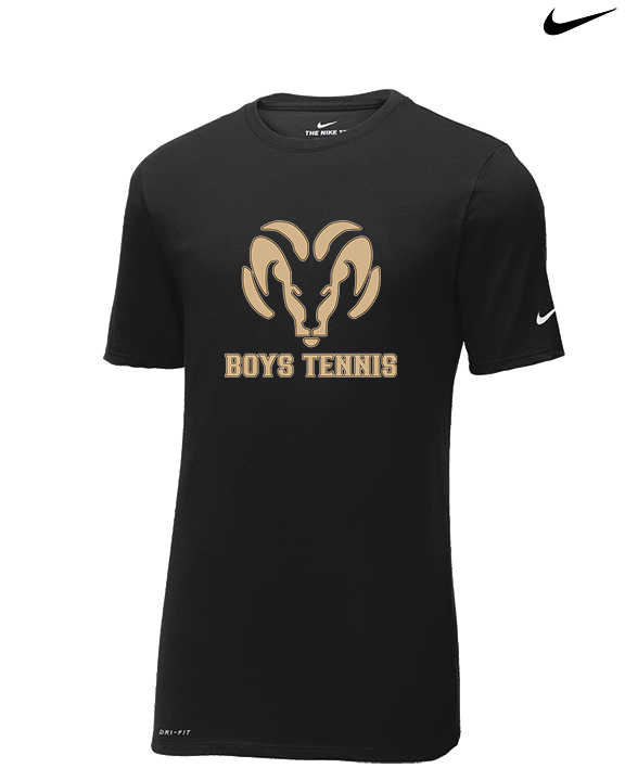 Holt HS Boys Tennis - Mens Nike Cotton Poly Tee