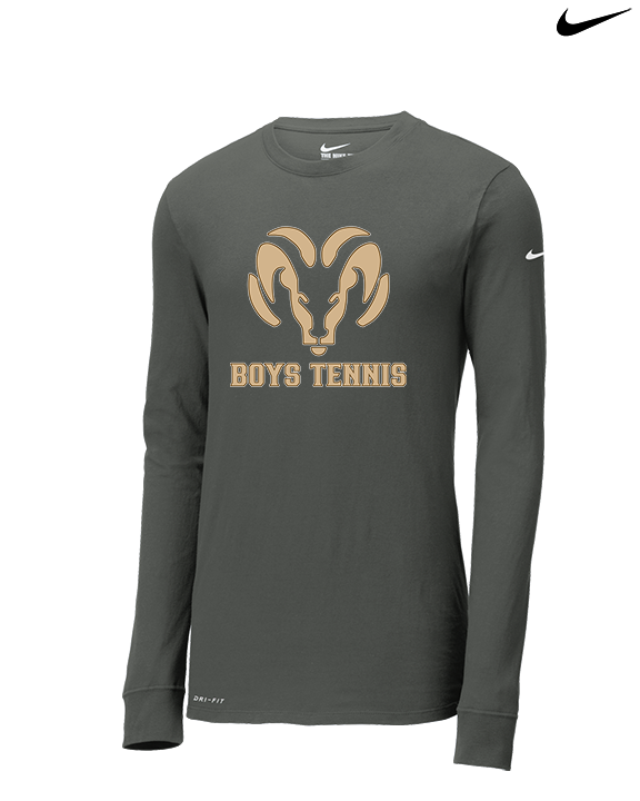 Holt HS Boys Tennis - Mens Nike Longsleeve