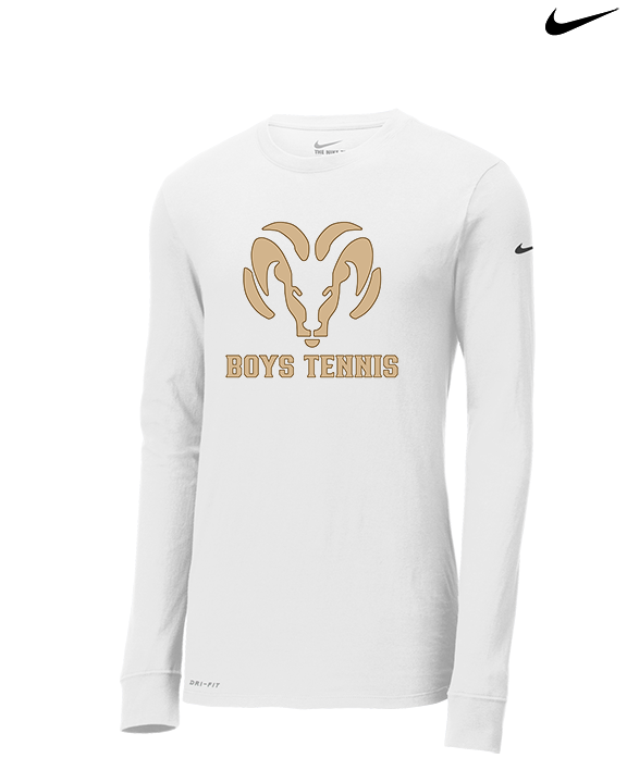 Holt HS Boys Tennis - Mens Nike Longsleeve