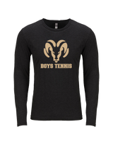 Holt HS Boys Tennis - Tri-Blend Long Sleeve