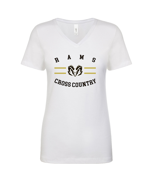 Holt HS Cross Country Curve - Womens Vneck