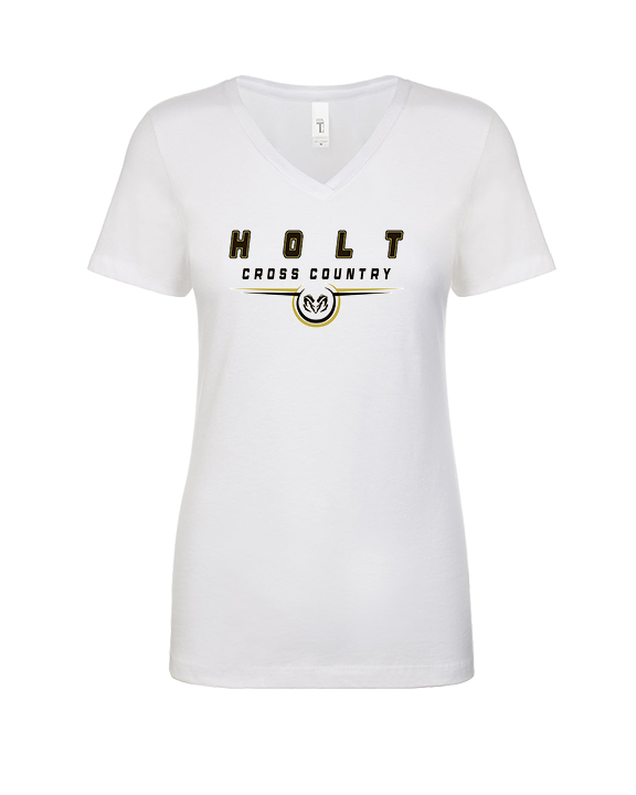 Holt HS Cross Country Design - Womens Vneck