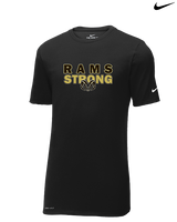 Holt HS Cross Country Strong - Mens Nike Cotton Poly Tee