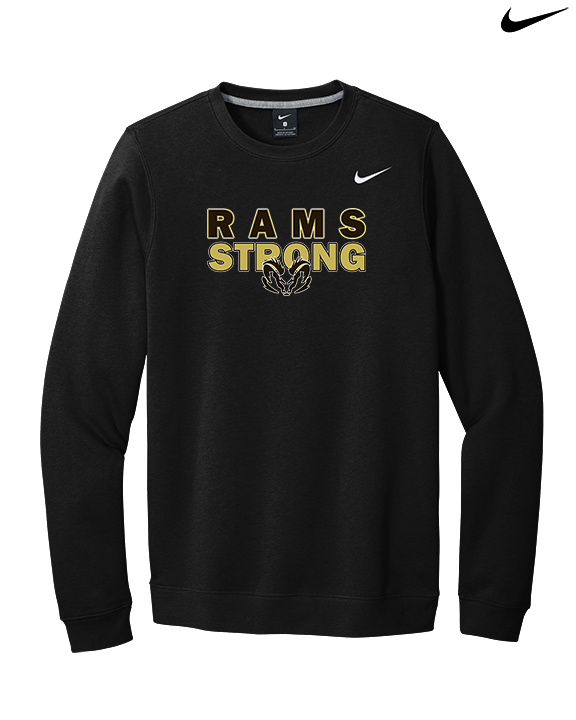 Holt HS Cross Country Strong - Mens Nike Crewneck