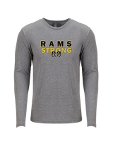 Holt HS Cross Country Strong - Tri-Blend Long Sleeve