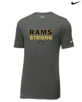 Holt HS Football Strong - Mens Nike Cotton Poly Tee
