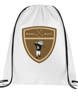 Holt HS Golf Crest - Drawstring Bag