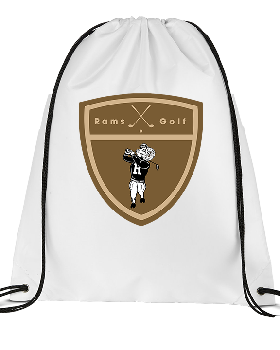 Holt HS Golf Crest - Drawstring Bag