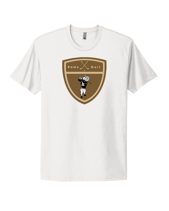 Holt HS Golf Crest - Mens Select Cotton T-Shirt