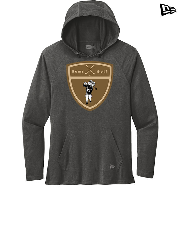 Holt HS Golf Crest - New Era Tri-Blend Hoodie