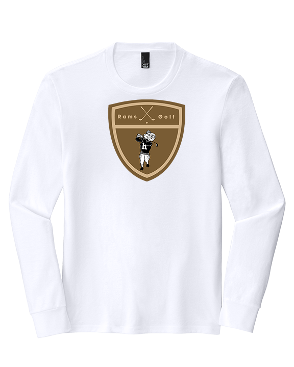 Holt HS Golf Crest - Tri-Blend Long Sleeve