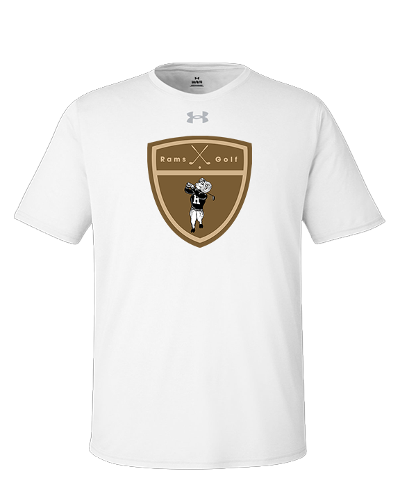 Holt HS Golf Crest - Under Armour Mens Team Tech T-Shirt