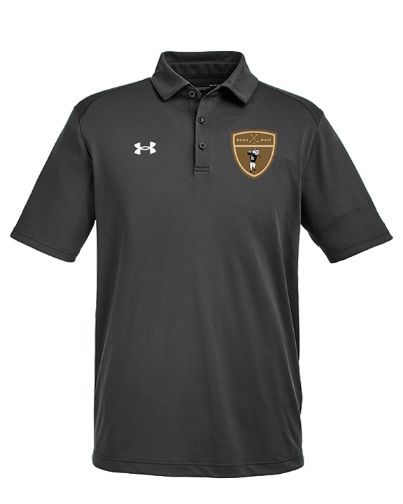 Holt HS Golf Crest - Under Armour Mens Tech Polo