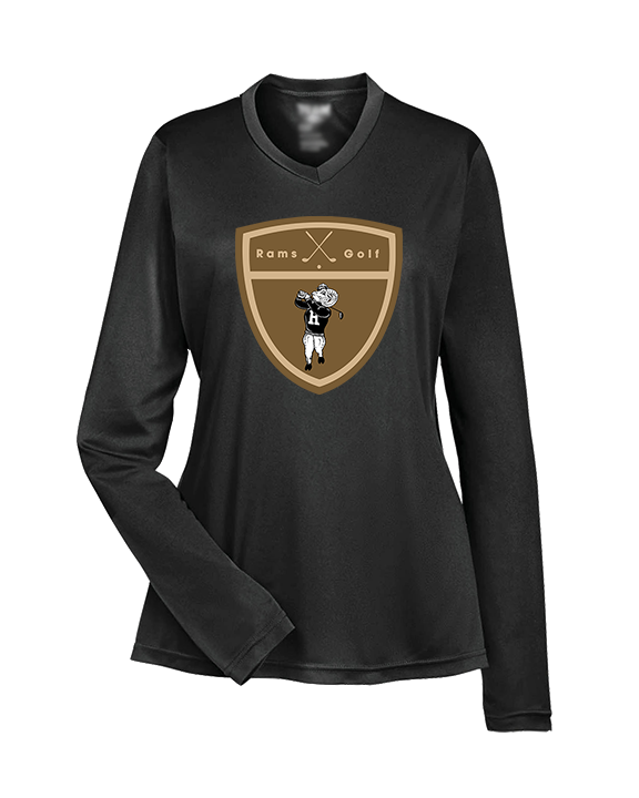 Holt HS Golf Crest - Womens Performance Longsleeve