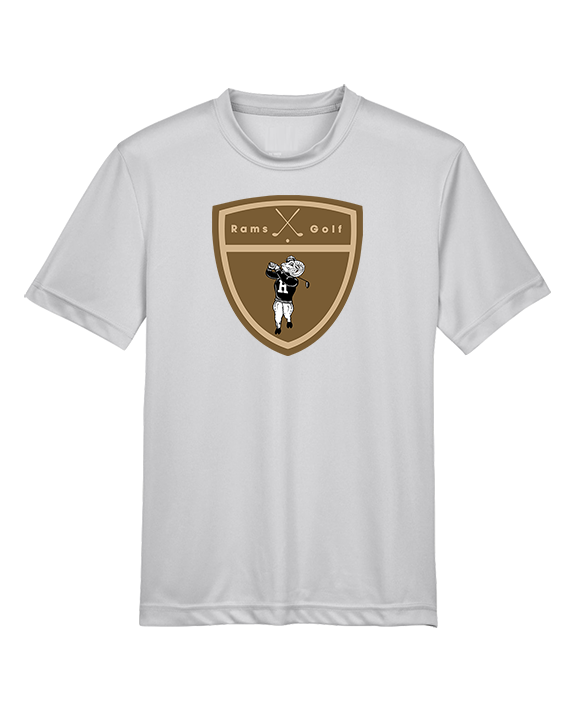 Holt HS Golf Crest - Youth Performance Shirt